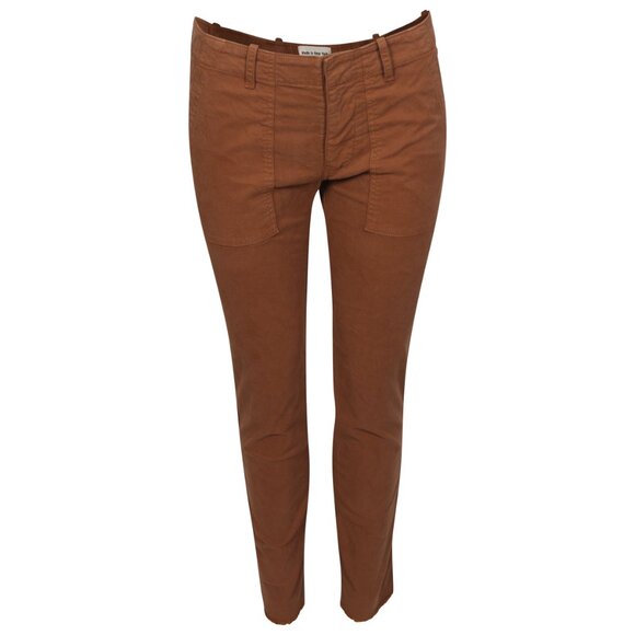 Nili Lotan Jenna Cargo PantsSIZE 2Rust/Maple